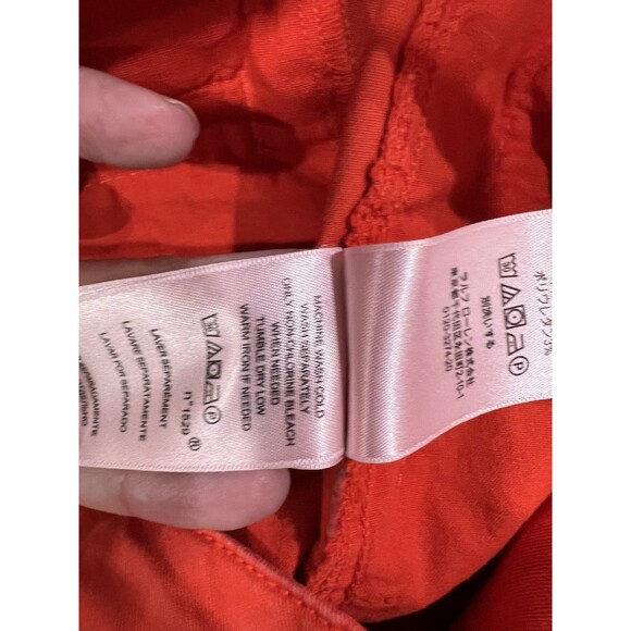 Lauren Ralph Lauren Jeans Size 6Womens Orange Stretch Mid Rise Straight Ankle - Picture 7 of 14
